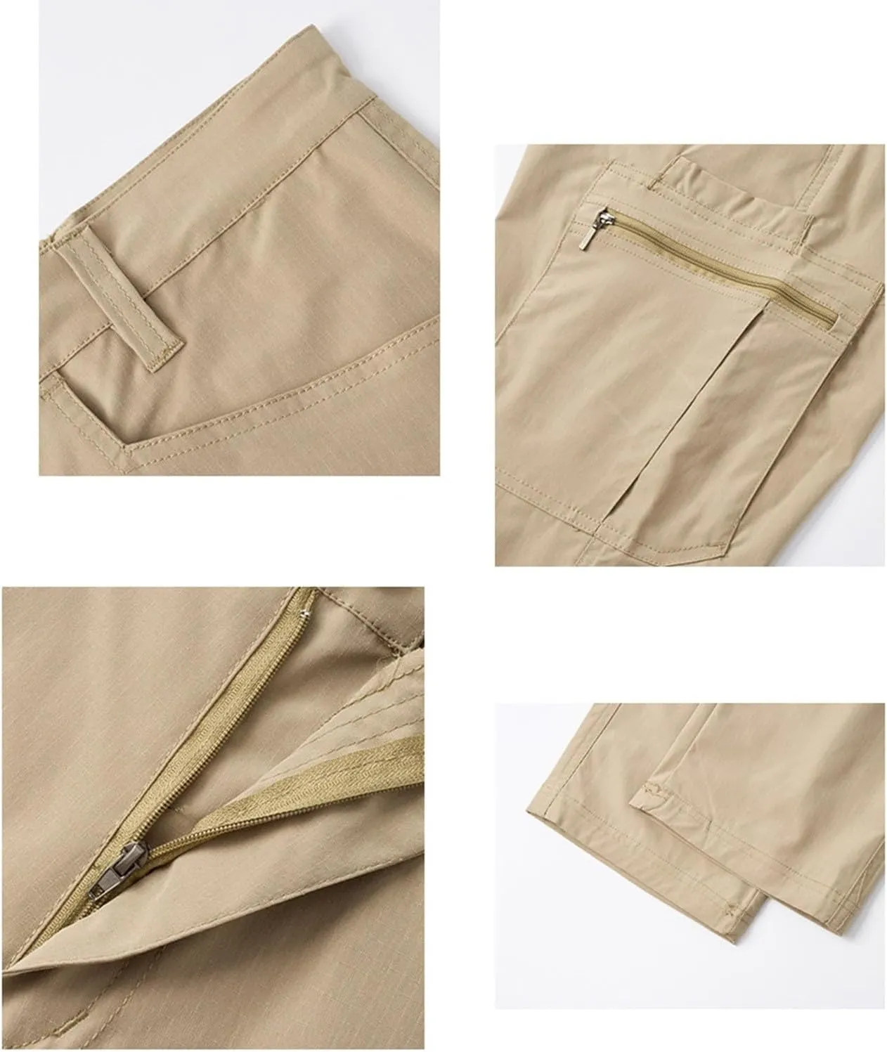 ADHOWBEW Work Pants for Men Construction Casual Lightweight Baggy Big and Tall Hiking Stretch Tactical Trousers