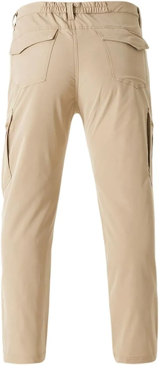 ADHOWBEW Work Pants for Men Construction Casual Lightweight Baggy Big and Tall Hiking Stretch Tactical Trousers