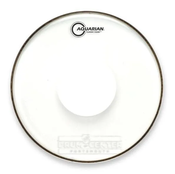 Aquarian Classic Clear Power Dot Drum Head 8"