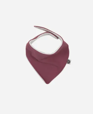 Babador Bandana Unissex MiniMalista | Liso Dark Rose