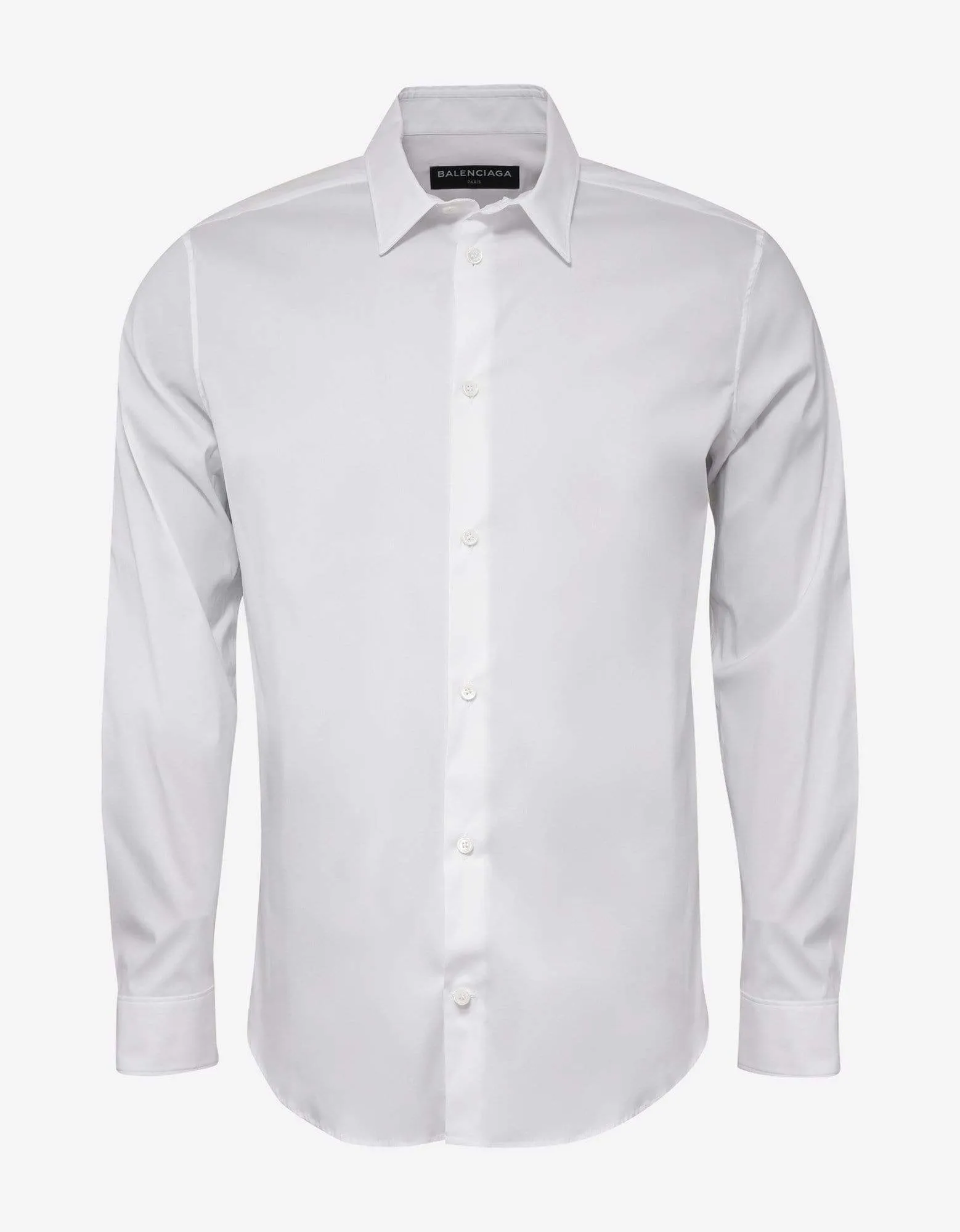 Balenciaga White Slim Fit Shirt
