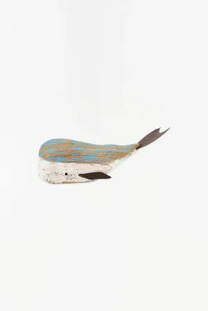 Ballena de madera y metal - D2233