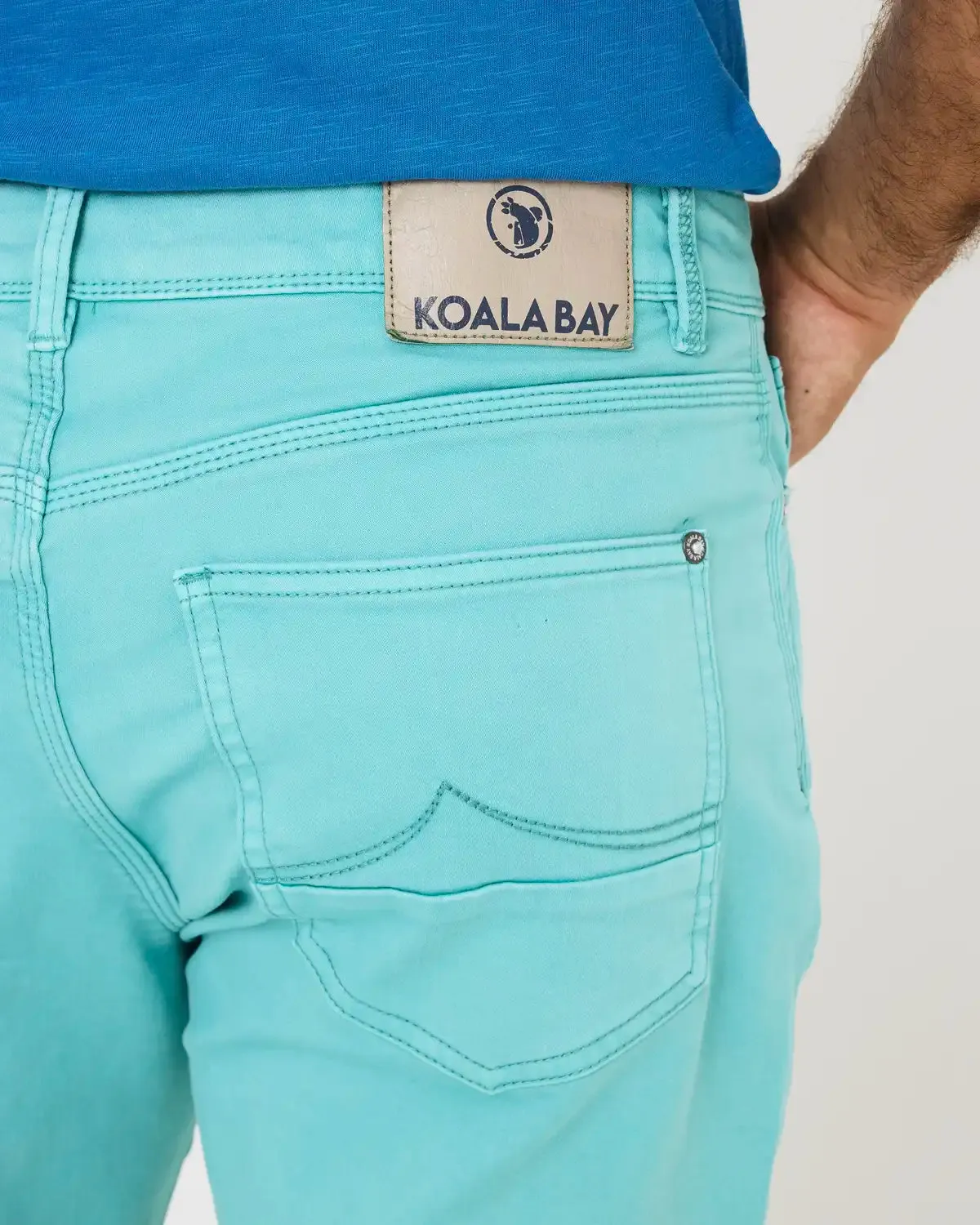 Bermuda Denim Turquesa - Palm Beach