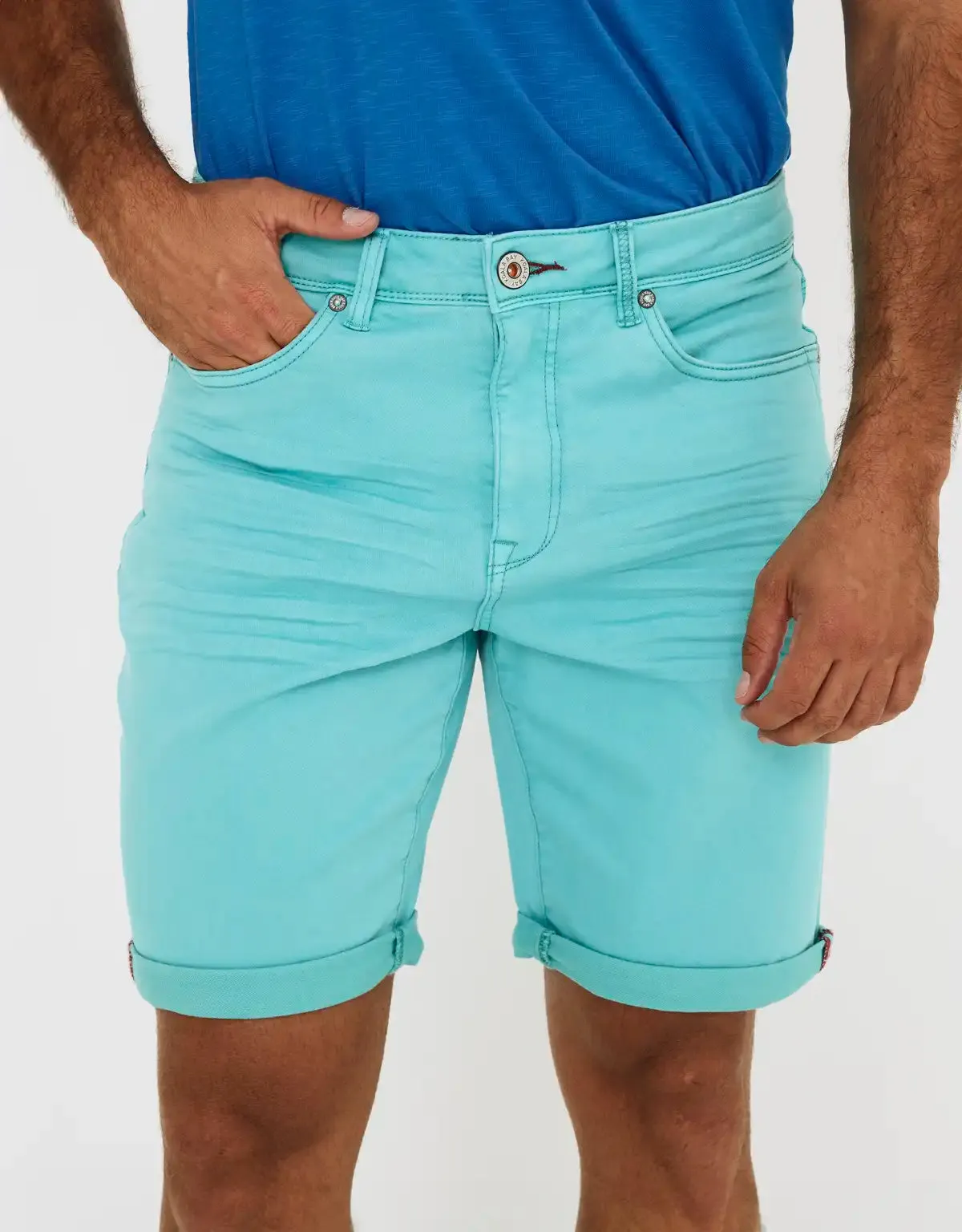 Bermuda Denim Turquesa - Palm Beach