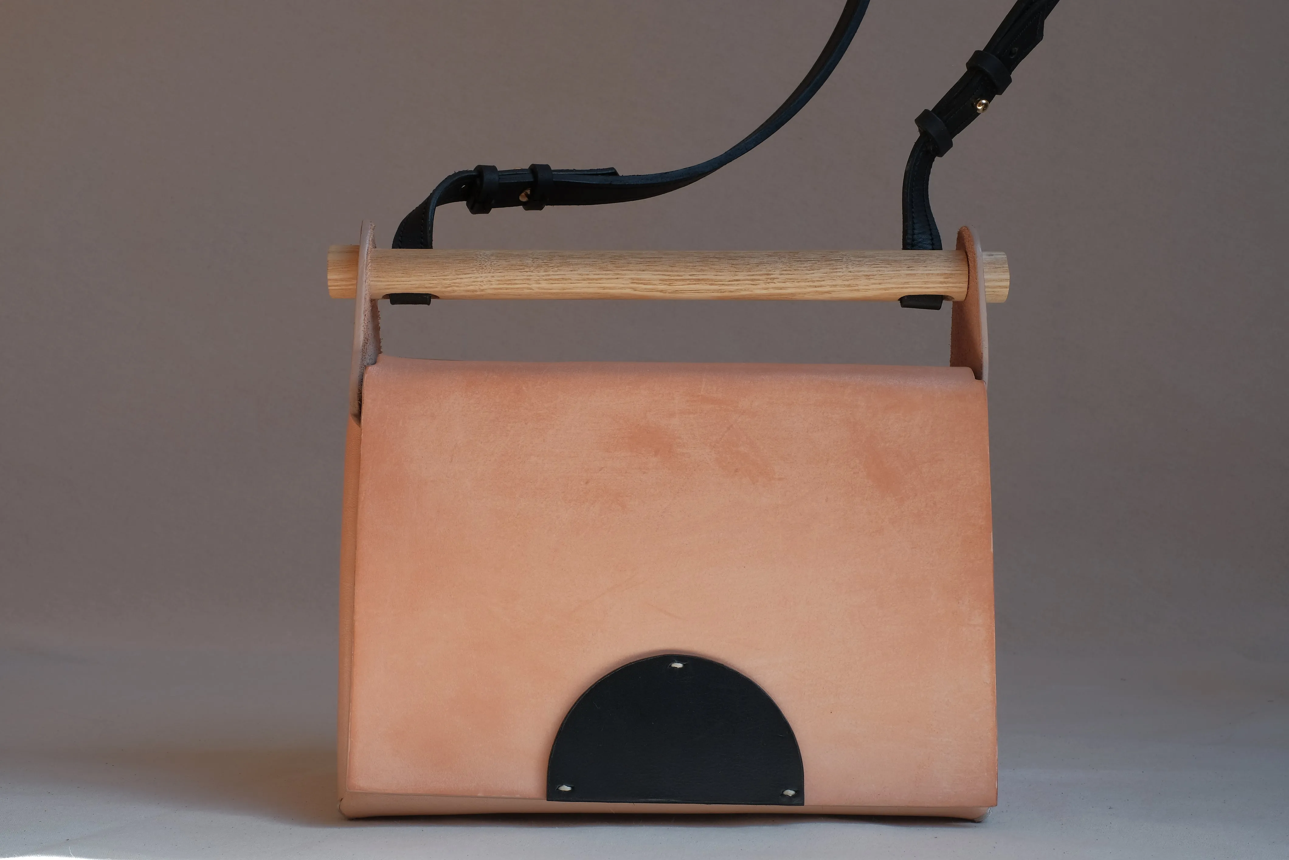 Bolso Hejduk rectangular color natural