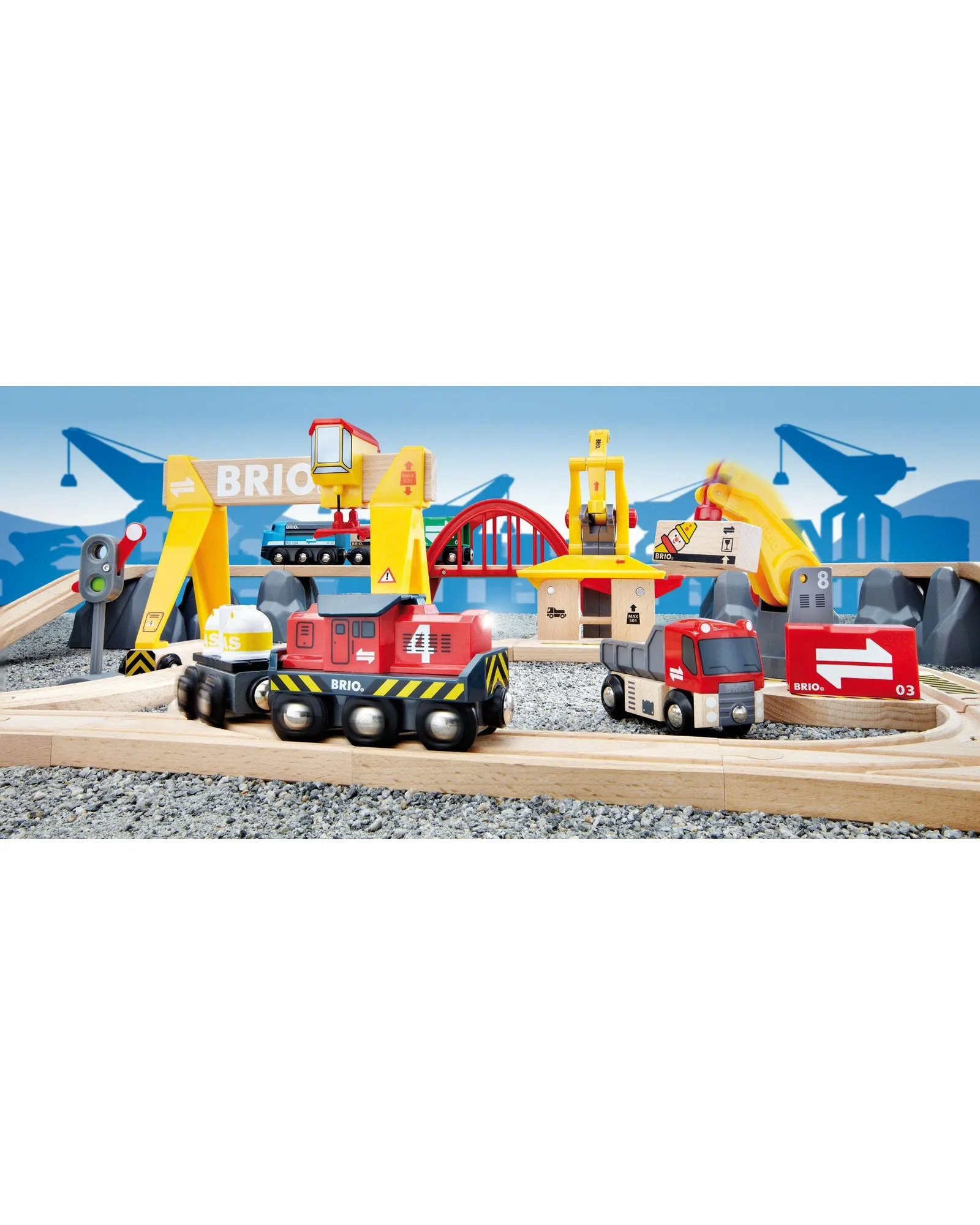 Brio Set Cargo Railway Deluxe Set 54 Pieces