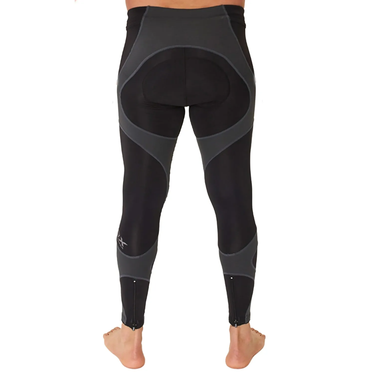 Calça Ciclismo X3X COMPRESSION ULTRA l Preto e Estanho