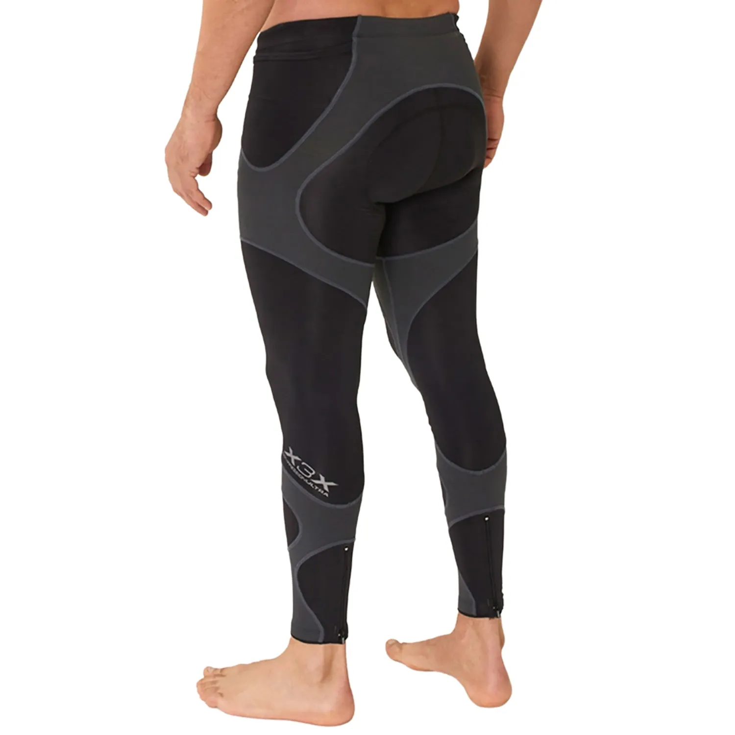 Calça Ciclismo X3X COMPRESSION ULTRA l Preto e Estanho