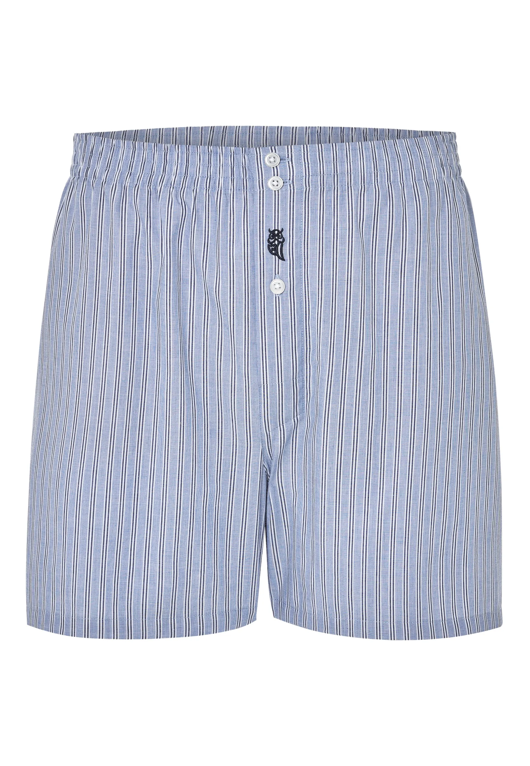 Calzoncillo Bóxer Hombre Algodón Tela Rayas - Azul 6931_39