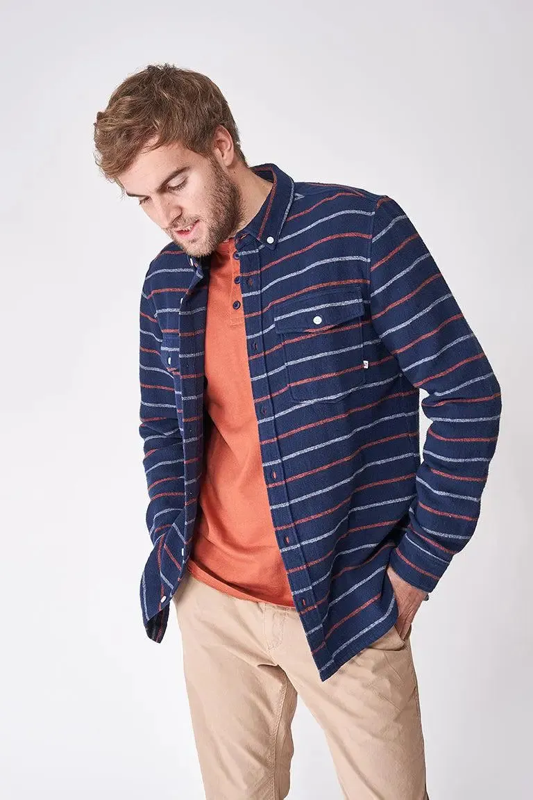 Camisa de algodón y spandex manga larga - A2239