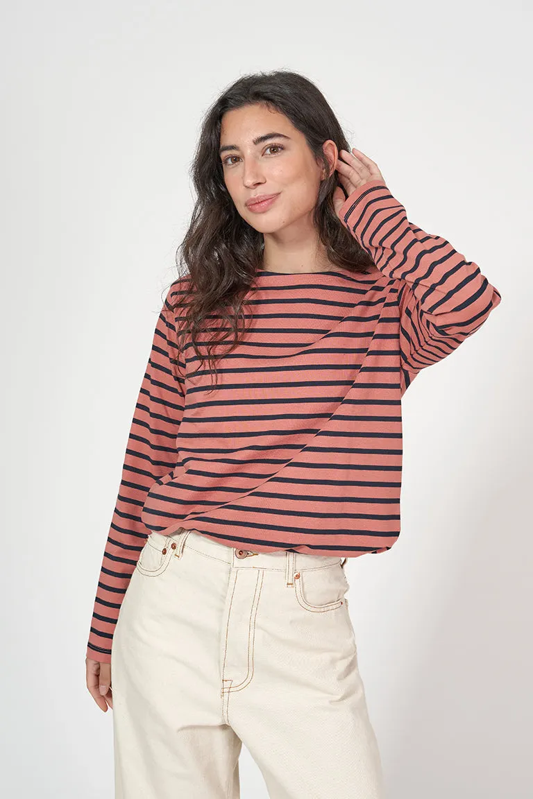 Camiseta a rayas o marsellesa manga larga - Invierno