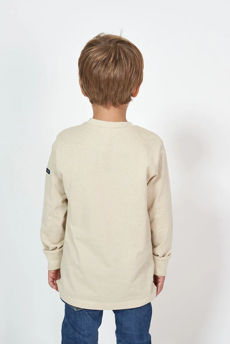 Camiseta algodón manga larga tiburón