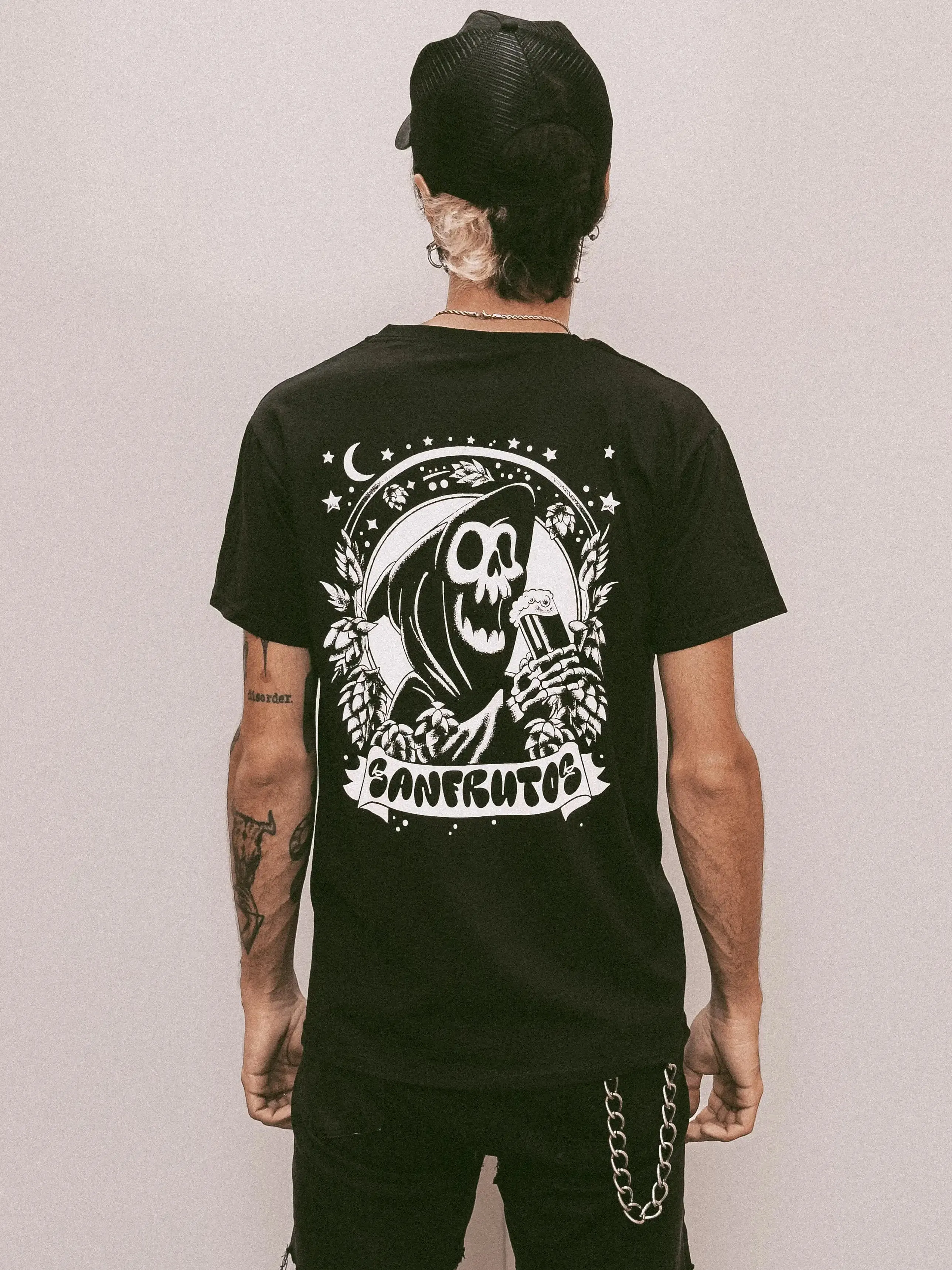 CAMISETA BEER SKULL SANFRUTOS