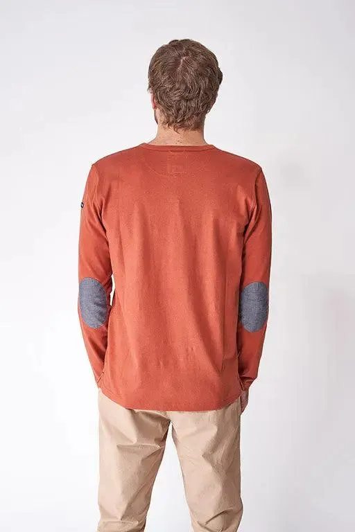 Camiseta de algodón manga larga con botones - A2423