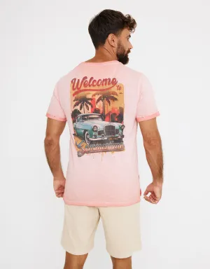 Camiseta Manga Corta Algodón - Cadillac