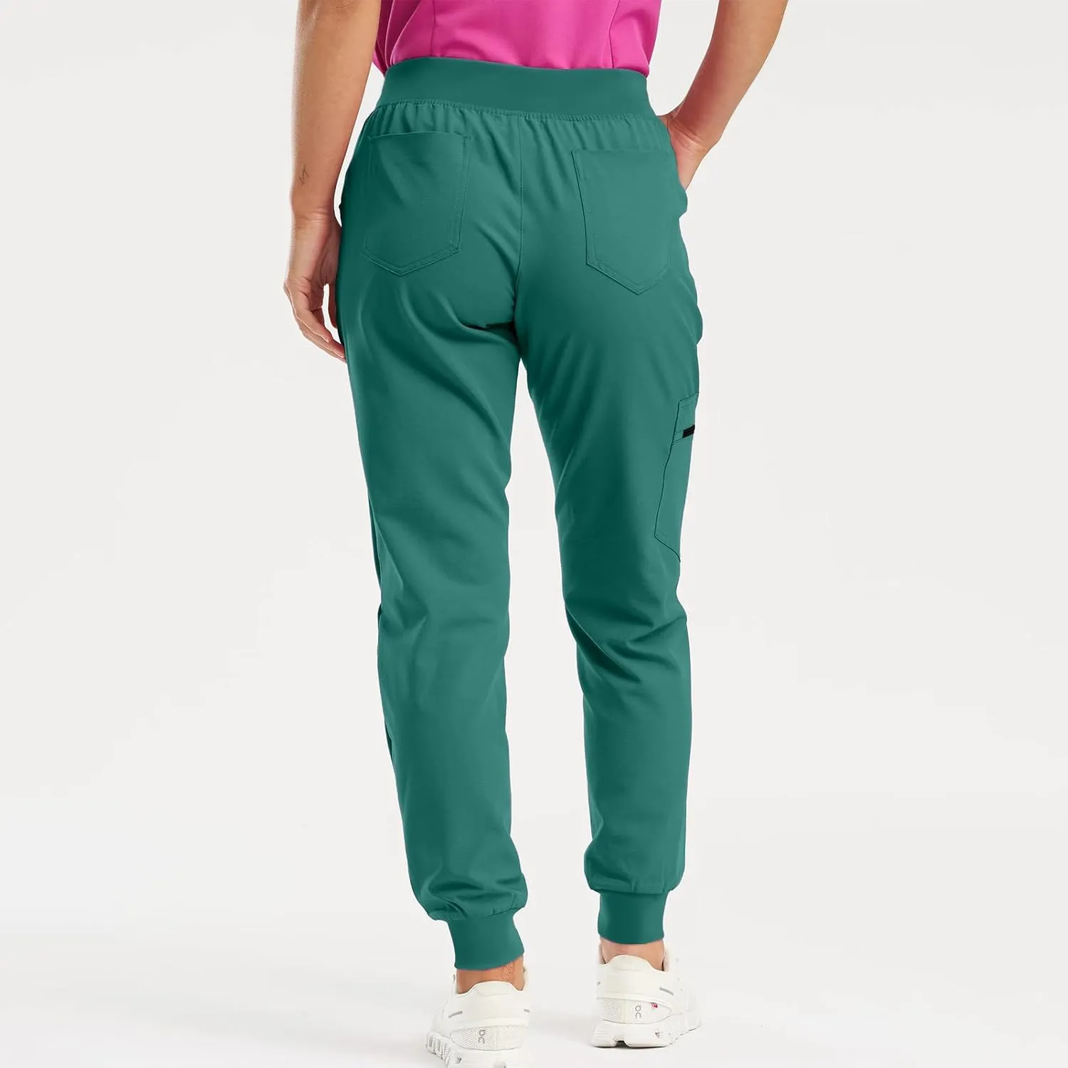 Cargo Joggers for Women Drawstring Baggy Work Yoga Scrubs Pants Lightweight Cute Elastic Waist Pull On Cargo Pants