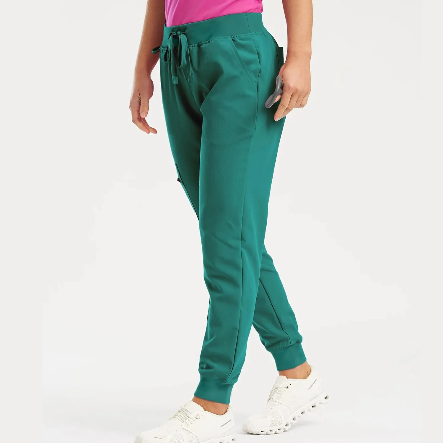 Cargo Joggers for Women Drawstring Baggy Work Yoga Scrubs Pants Lightweight Cute Elastic Waist Pull On Cargo Pants