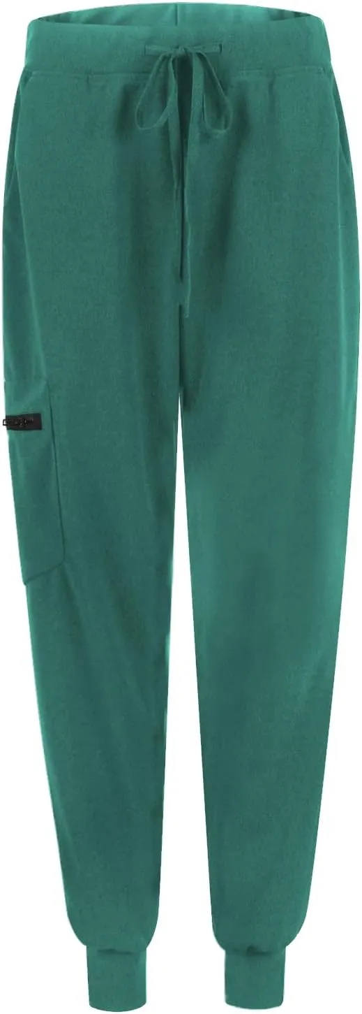 Cargo Joggers for Women Drawstring Baggy Work Yoga Scrubs Pants Lightweight Cute Elastic Waist Pull On Cargo Pants
