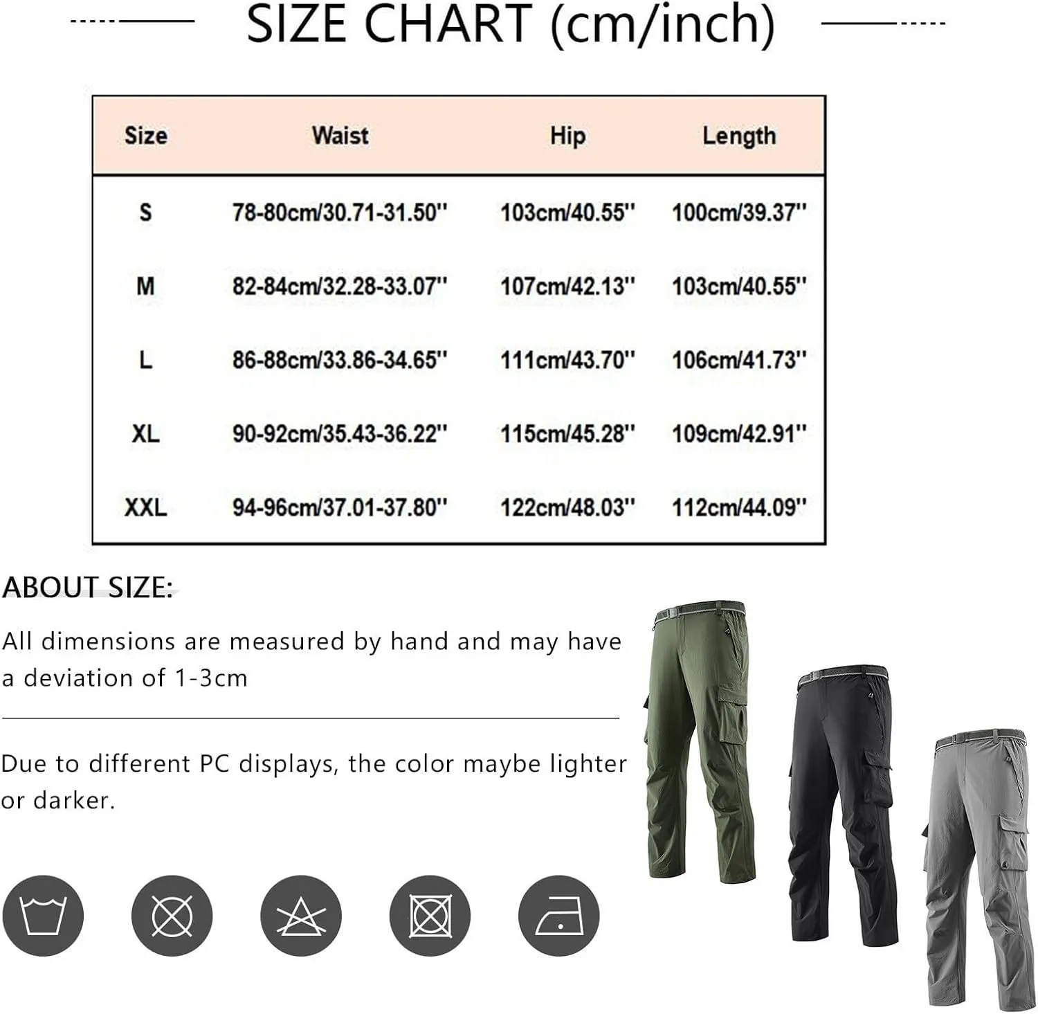 Cargo Joggers Men Casual Baggy Stretch Tactical Big and Tall Work Summer Trousers