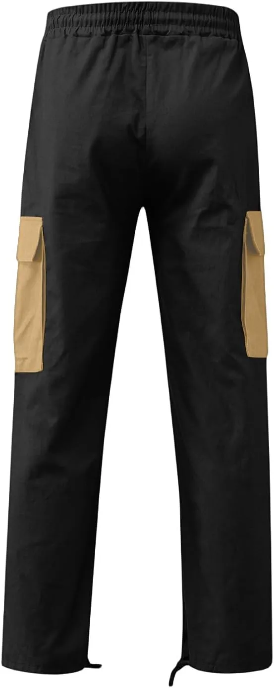 Cargos Pants Men Big and Tall Relaxed Fit Construction Work Hiking Workout Joggers