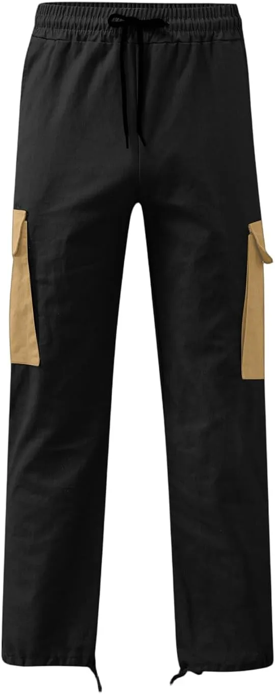 Cargos Pants Men Big and Tall Relaxed Fit Construction Work Hiking Workout Joggers
