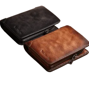 Carteira Masculina em Couro ULTRA DEFENSE - AntiFurto RFID