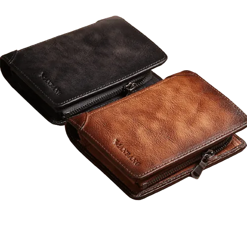 Carteira Masculina em Couro ULTRA DEFENSE - AntiFurto RFID