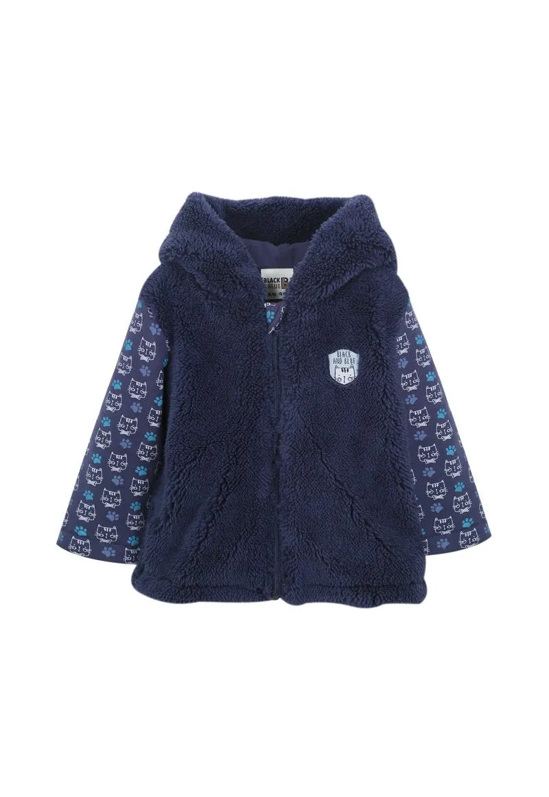 Chaqueta Branko Recién Nacido Azul piedra Black and Blue