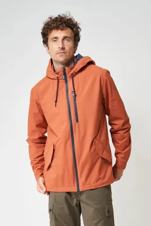 Chubasquero con capucha en nylon 100% waterproof