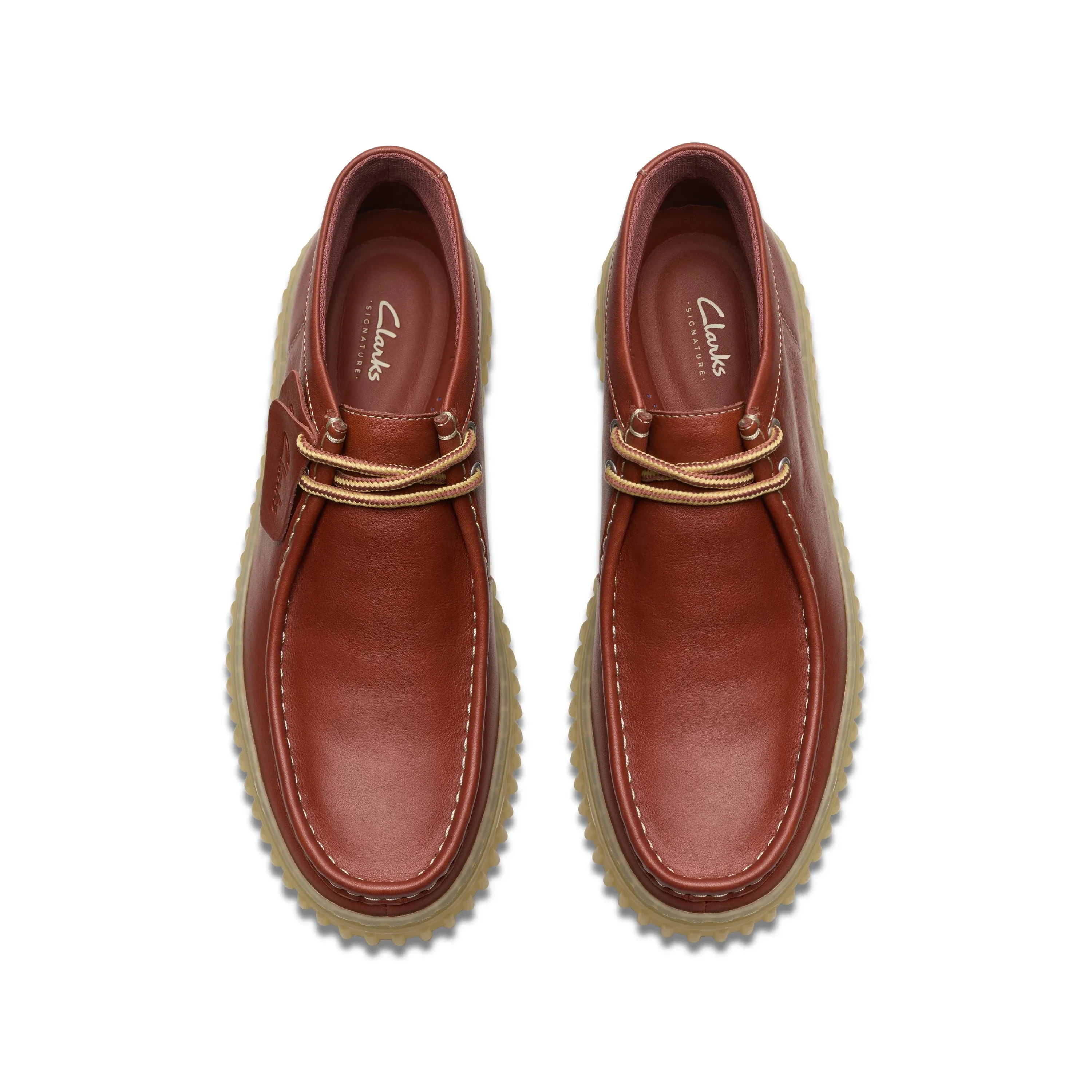 CLARKS | WALLABEE HOMBRE | TORHILL HI BROWN LEATHER | MARRÓN