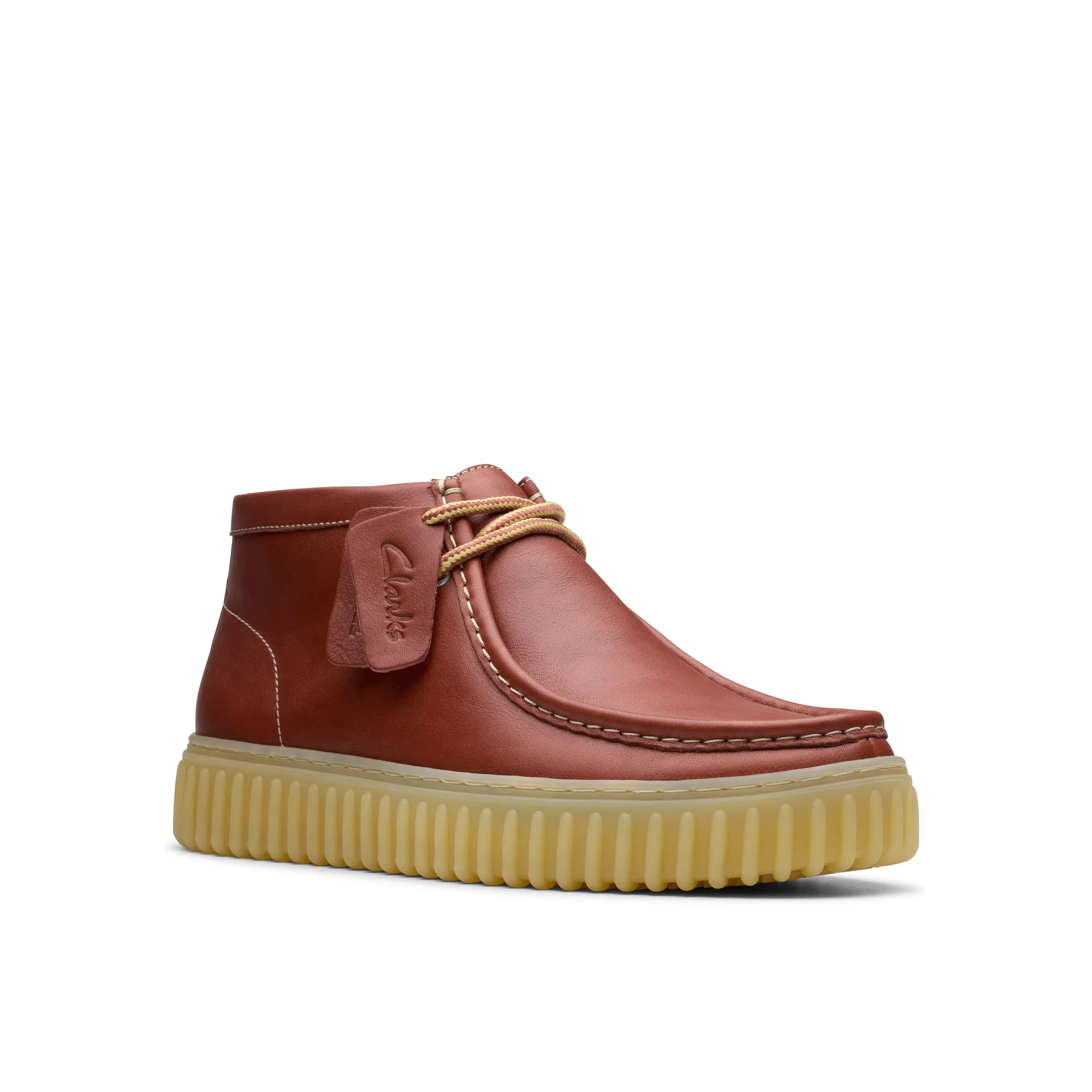 CLARKS | WALLABEE HOMBRE | TORHILL HI BROWN LEATHER | MARRÓN