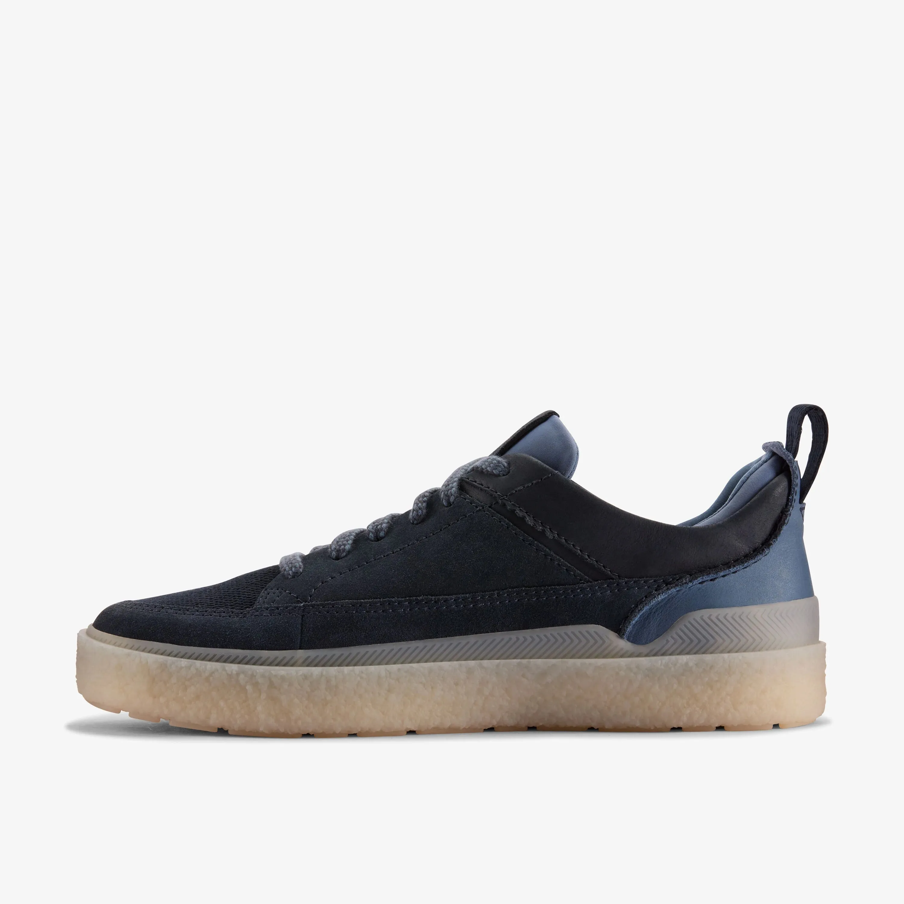 CLARKS | ZAPATOS CASUAL HOMBRE | SOMERSET LACE NAVY SUEDE | AZUL