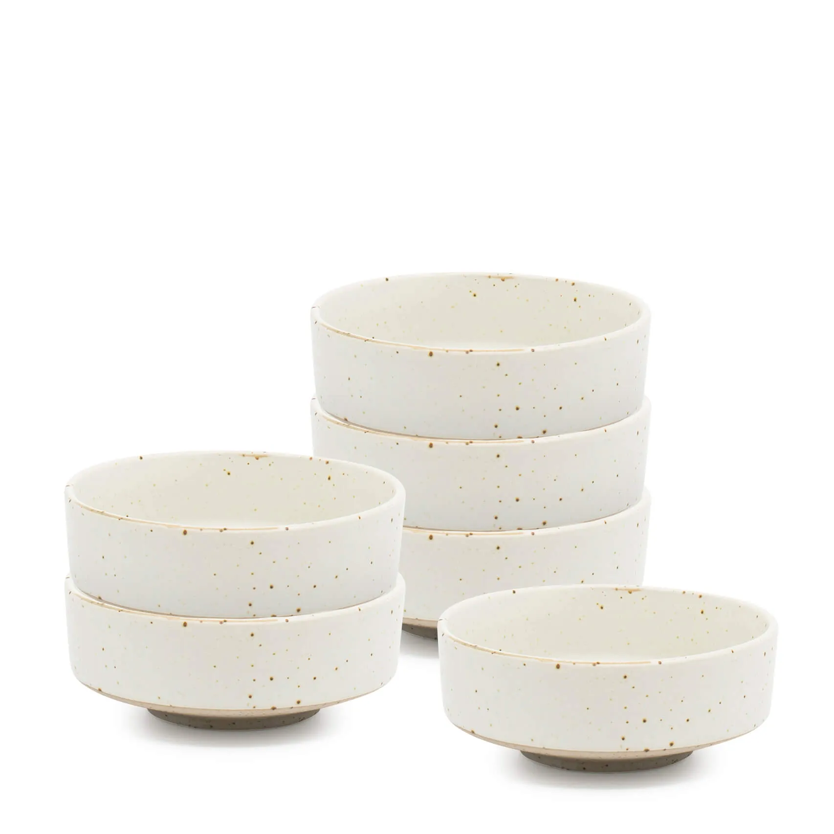 Claro 6 Pinch Bowls 9 x 3.5cm - White