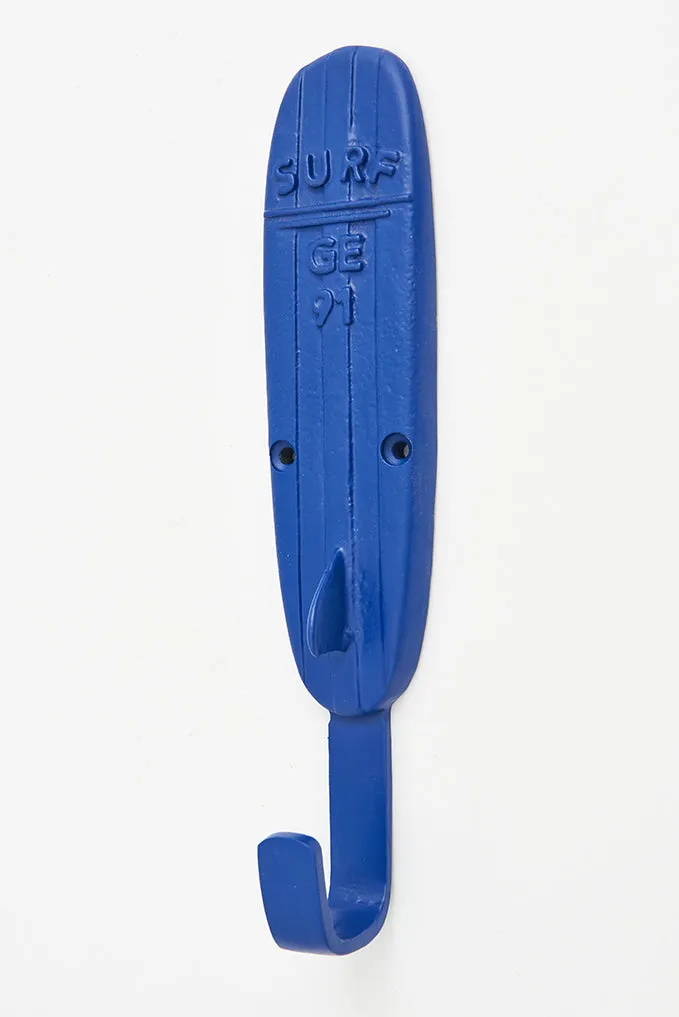 Colgador o perchero tabla de surf azul