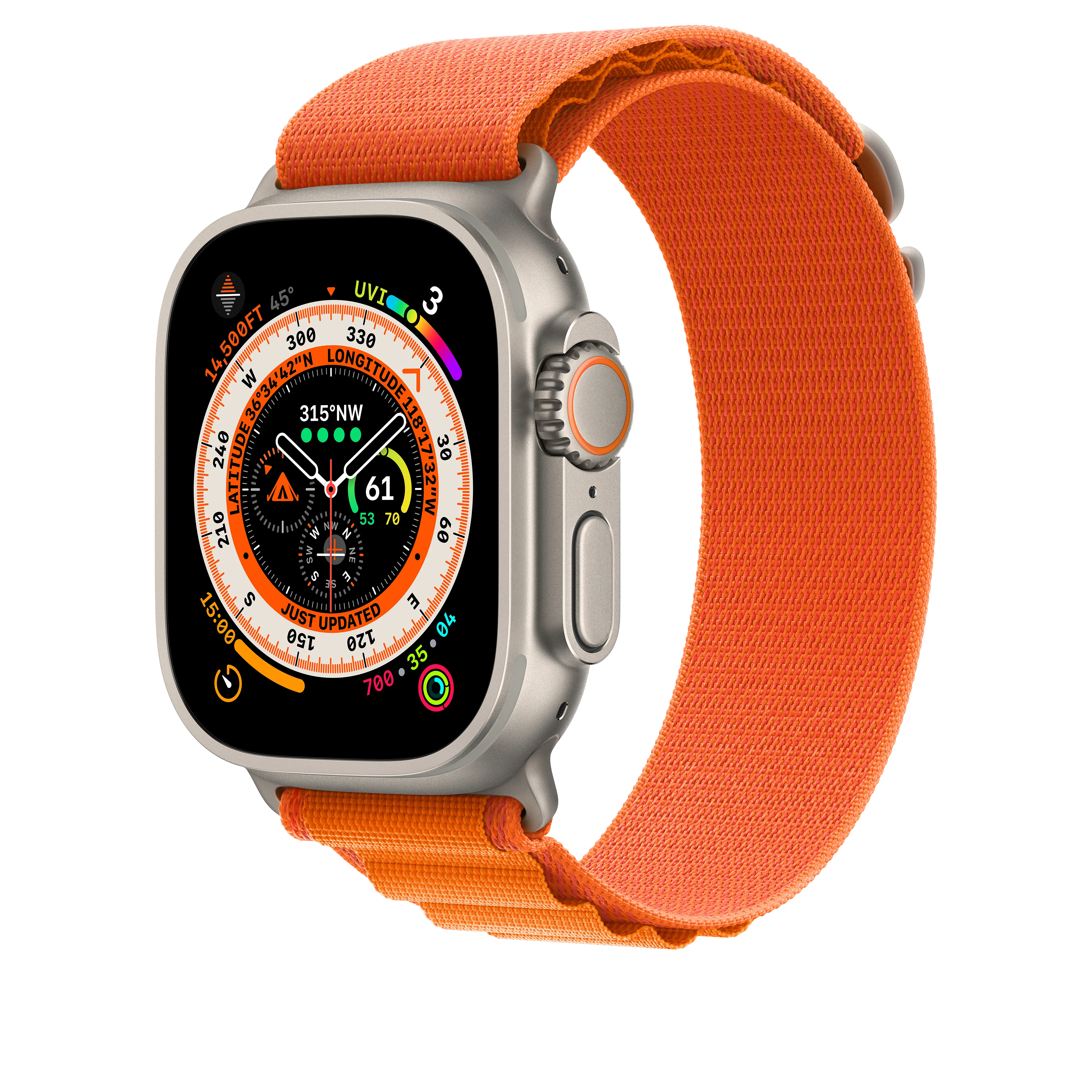 Correa Loop Alpine naranja (49 mm) - Talla L