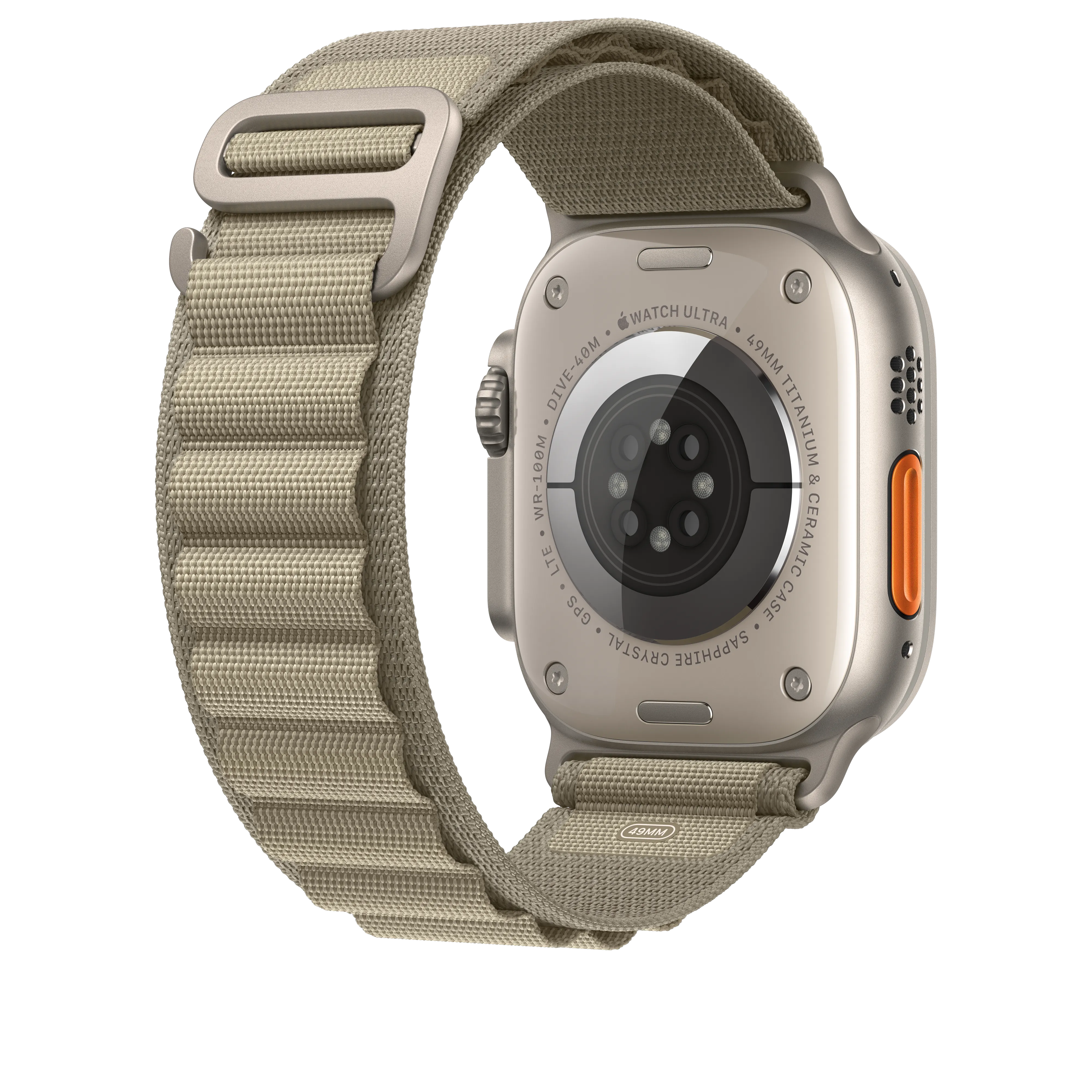 Correa Loop Alpine verde oliva (49 mm) - Talla S