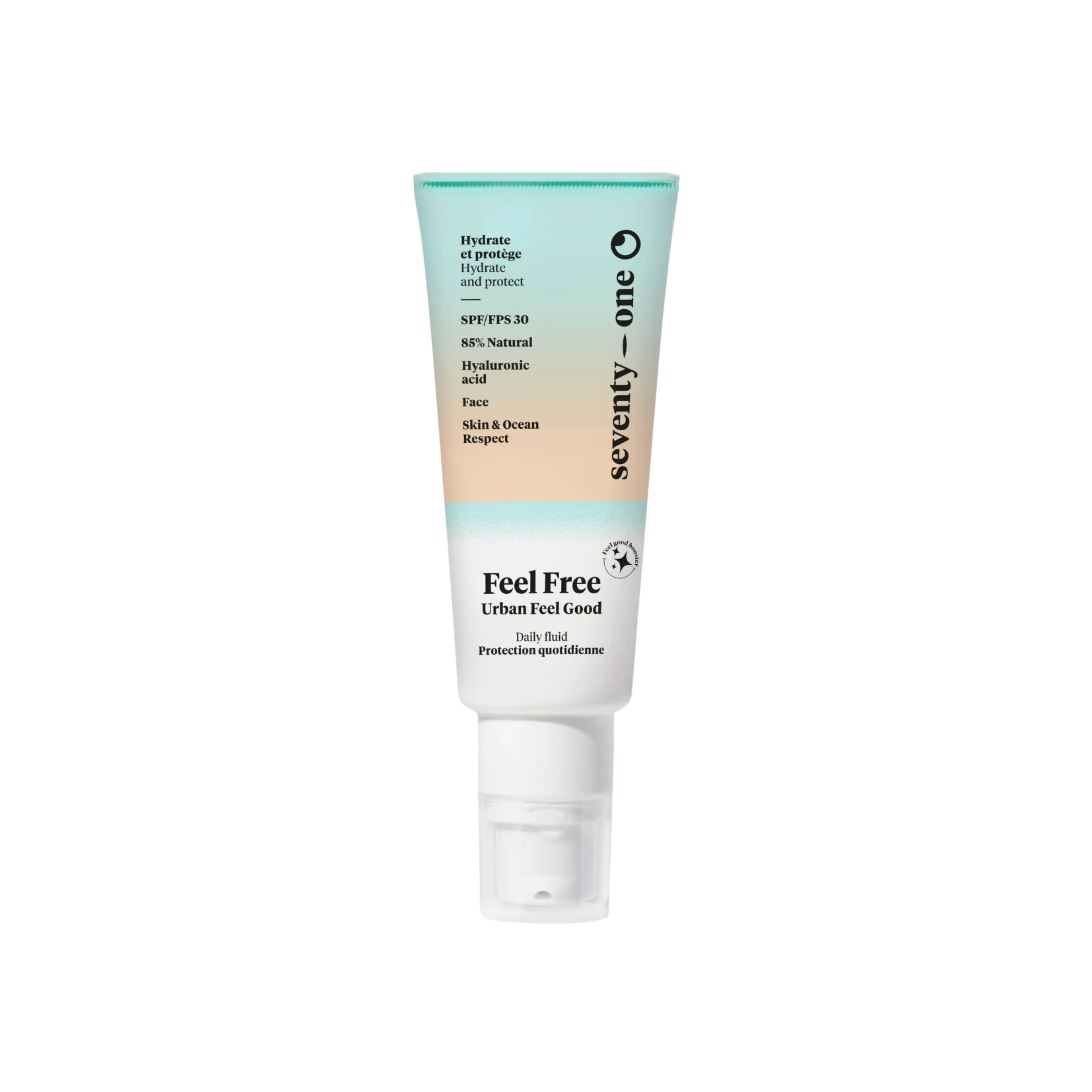 Crema facial hidratante SPF30  UVA y UBV y luz azul Urban Feel Good