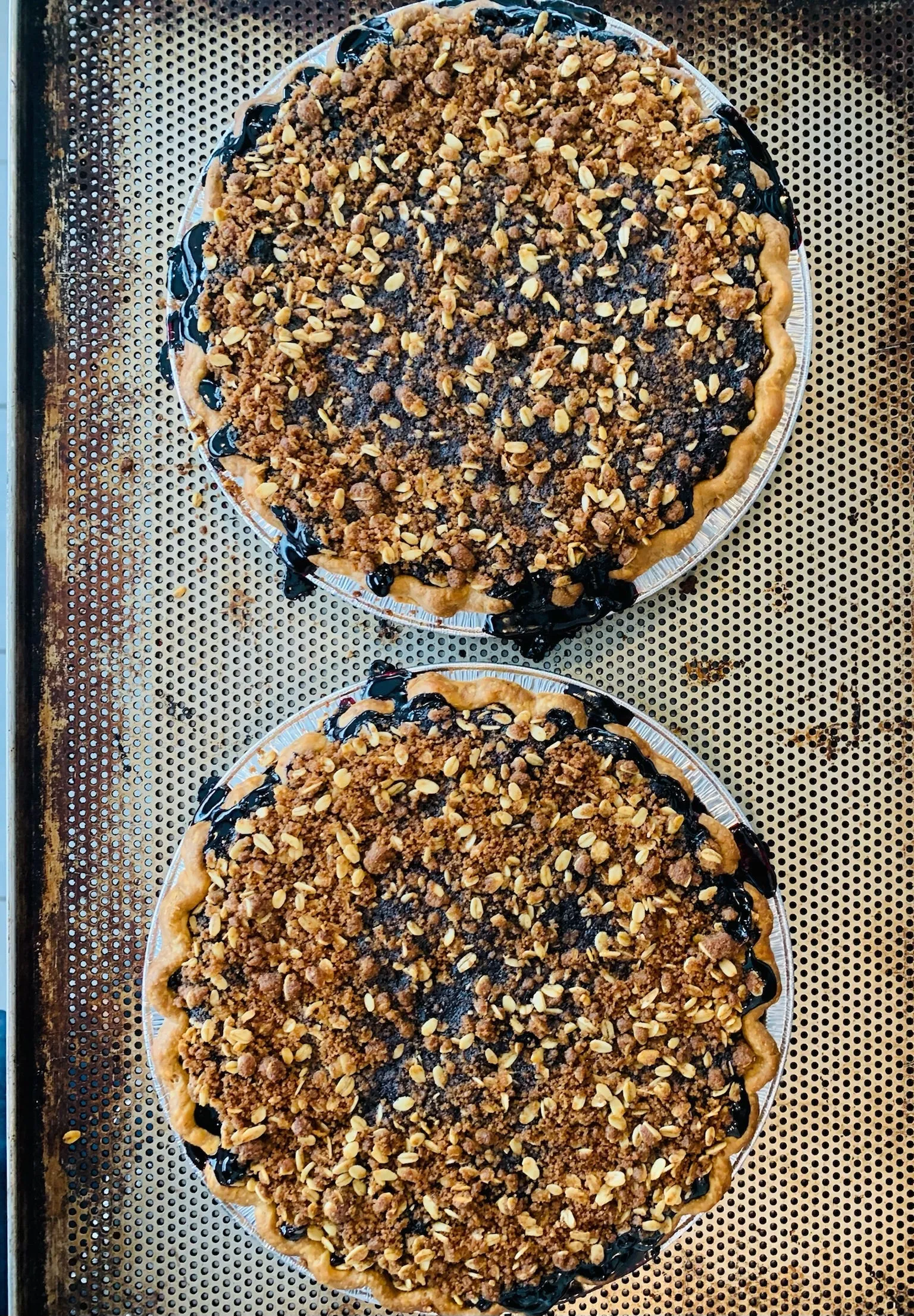 Crumble de Mirtilo