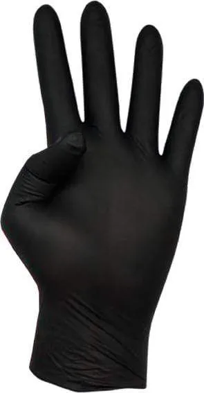 CuatroGasa Extreme - Guantes Nitrilo Desechables Negros