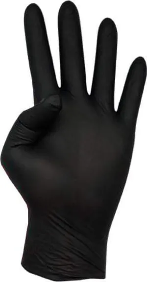 CuatroGasa Extreme - Guantes Nitrilo Desechables Negros