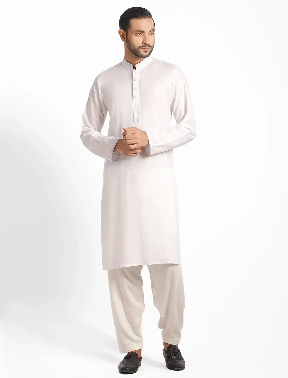 Cut & Sew Slim Fit Panjabi