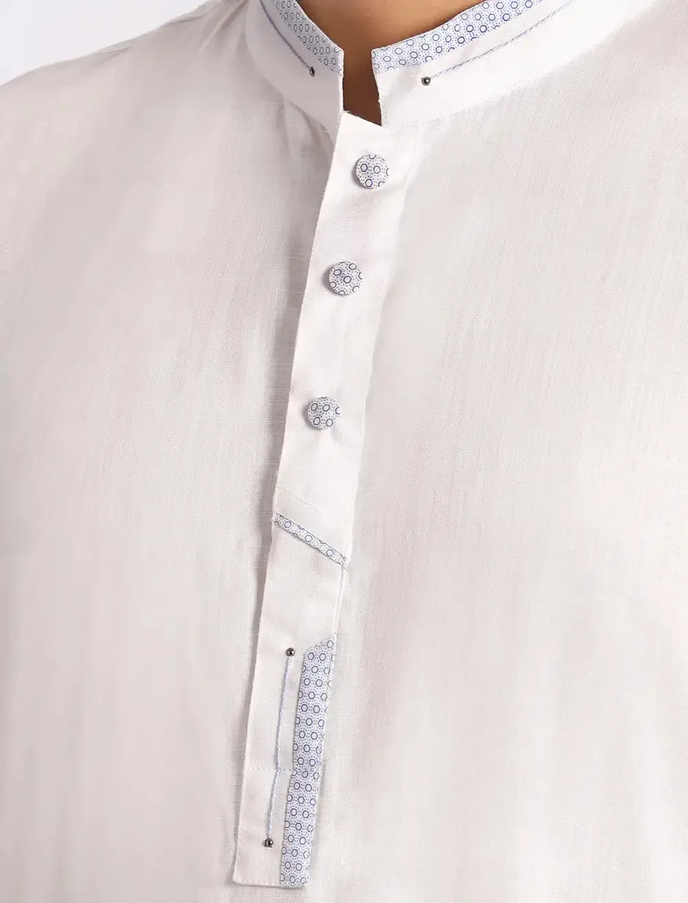 Cut & Sew Slim Fit Panjabi