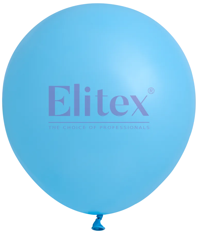 Elitex 18" Light Blue Latex Balloons 10ct