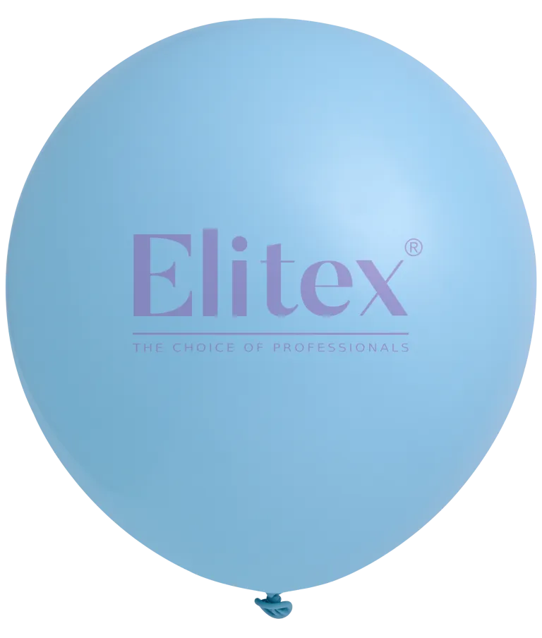 Elitex 18" Pastel Baby Blue Latex Balloons 10ct