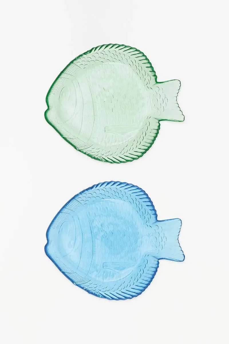 Ensaladera de cristal pez grande