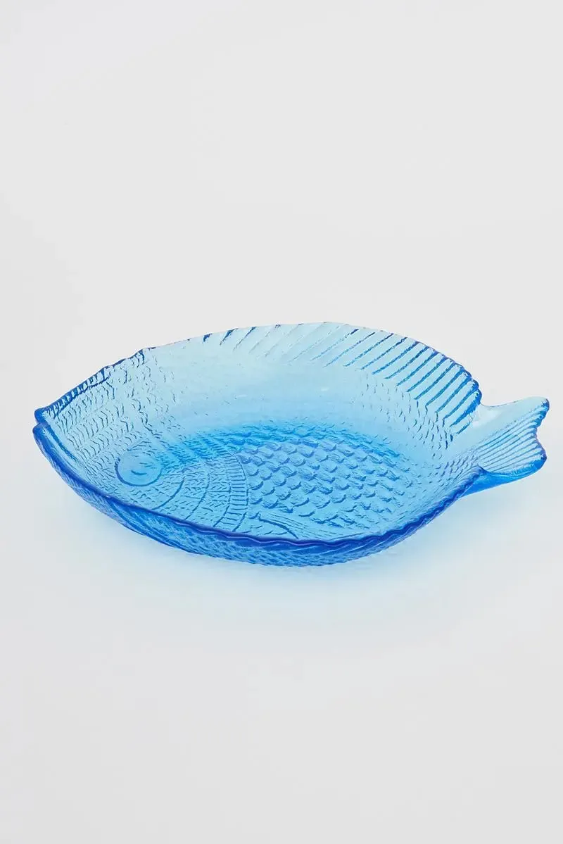Ensaladera de cristal pez pequeña