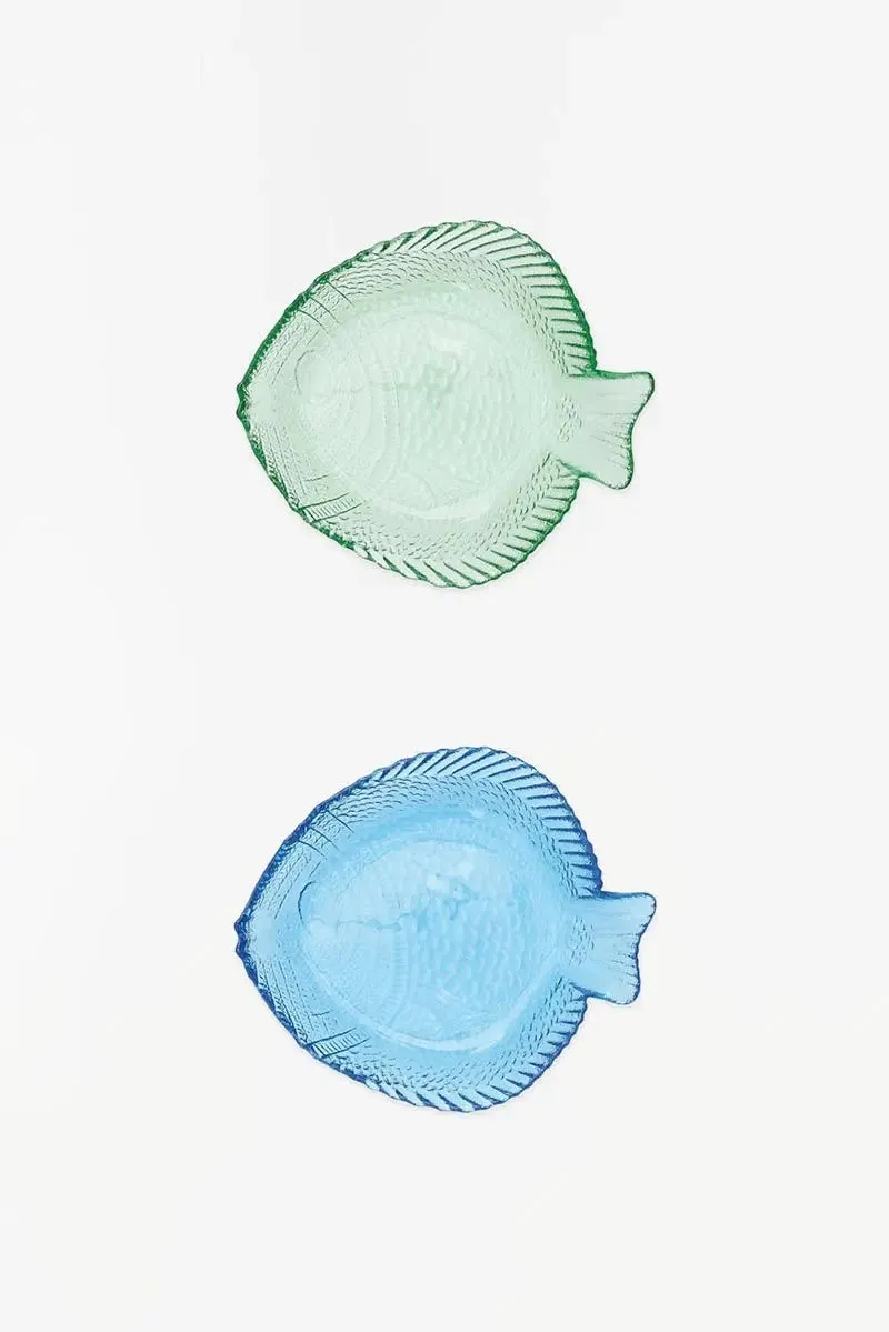 Ensaladera de cristal pez pequeña