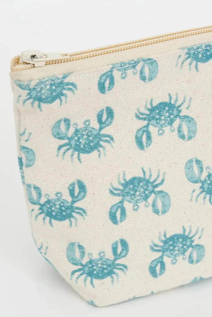 Estuche cangrejos en algodón canvas
