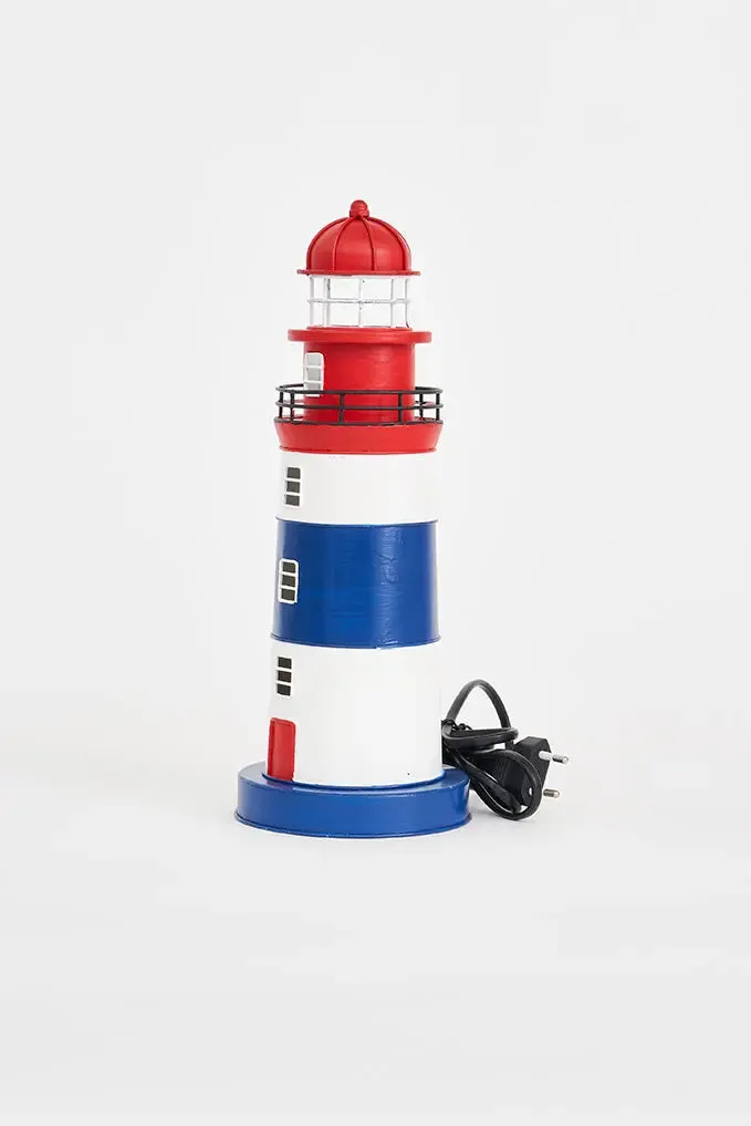 Faro de metal, 31 cm