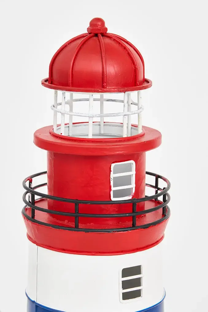 Faro de metal, 31 cm